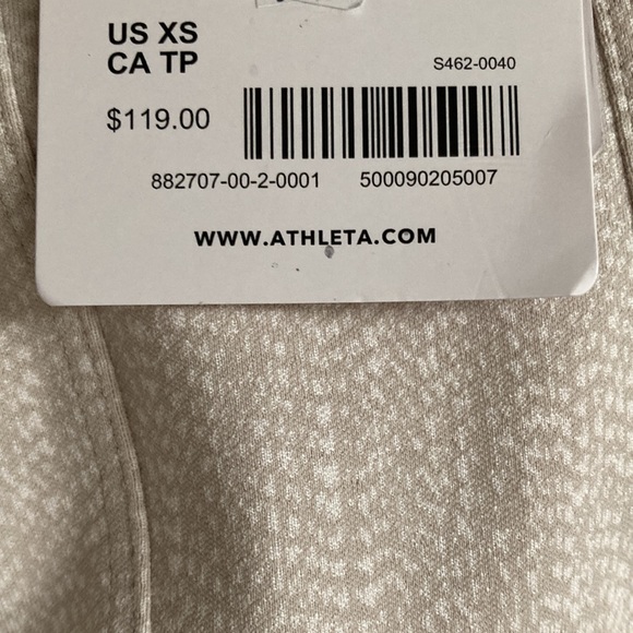 Athleta NWTDelancey Straight Leg Pants Size XS Cream. - Picture 4 of 6